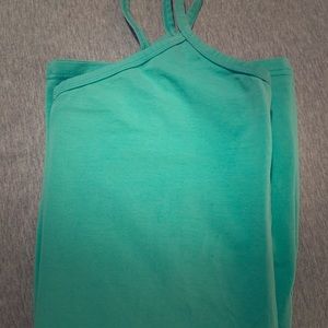 Buckle extra long tank tops